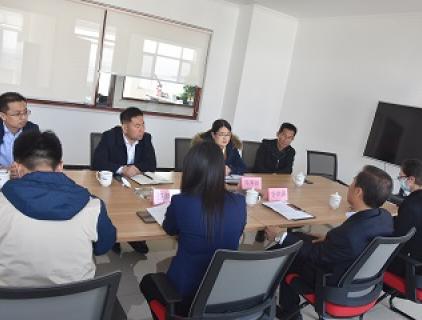服務上門-區貿促會到公司實地考察