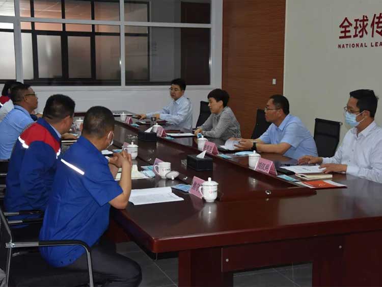 郅頌調研公司生產經營情況